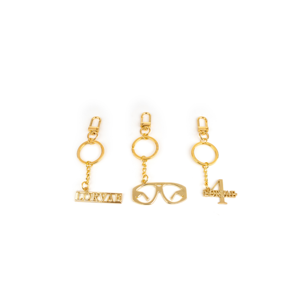 倖田來未】［25th Anniv.］KEYRING (-GOLD-） KODA KUMI 25th